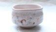 Photo3: Mino yaki ware Japanese tea bowl Sakura shino chawan Matcha Green Tea