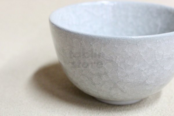Photo3: Kiyomizu Japanese pottery tea ceremony bowl matcha chawan gray hyoretsu Junzo