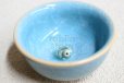 Photo3: Kiyomizu porcelain Japanese sake guinomi Junzo Okayama seiji blue craze frog cup