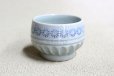 Photo8: Kiyomizu porcelain Japanese tokkuri sake bottle cup Minoru Ando shinogi seiji 