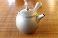 Photo2: Tokoname pottery YT Japanese tea pot kyusu yakishime Yutaka sakura 200ml (2)