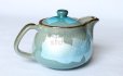 Photo10: Kutani porcelain Ginsai blue glaze Japanese tea pot