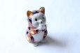 Photo8: Japanese Lucky Cat Kutani Porcelain Maneki Neko Akamori negai H11.5cm