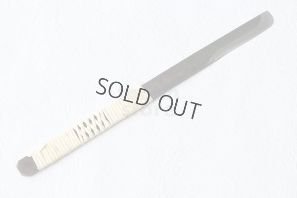 Photo9: Kiridashi Fruit Vegetable Carving knife Okeya Fujimaki Sakimaru white 2 steel