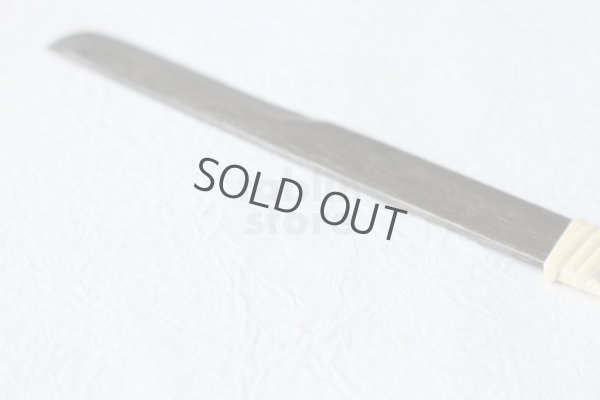 Photo5: Kiridashi Fruit Vegetable Carving knife Okeya Fujimaki Sakimaru white 2 steel