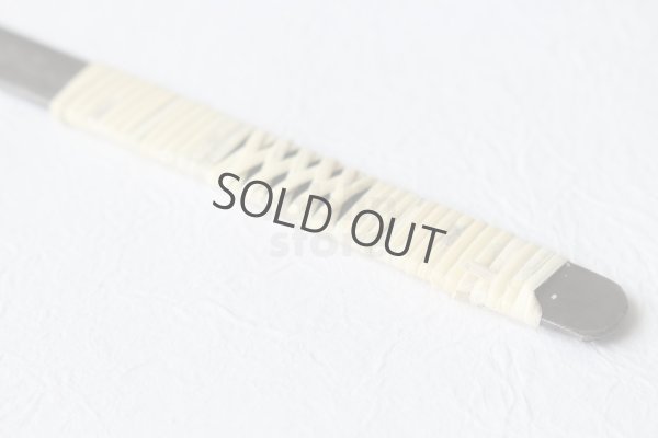 Photo4: Kiridashi Fruit Vegetable Carving knife Okeya Fujimaki Sakimaru white 2 steel