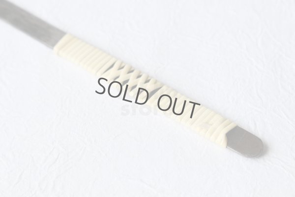 Photo3: Kiridashi Fruit Vegetable Carving knife Okeya Fujimaki thin white 2 steel