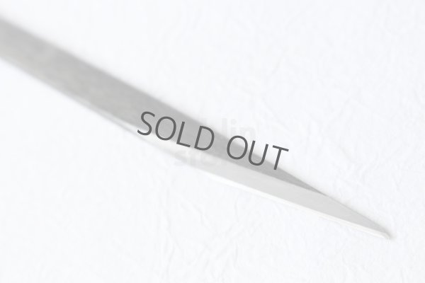 Photo8: Kiridashi Fruit Vegetable Carving knife Okeya Fujimaki thin white 2 steel