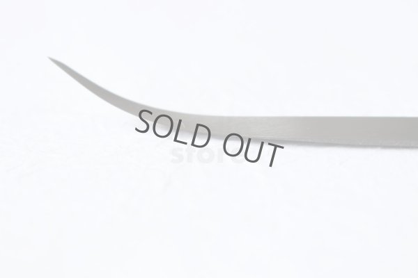 Photo4: Kiridashi Fruit Vegetable Carving knife Okeya Fujimaki thin Curved white 2 steel