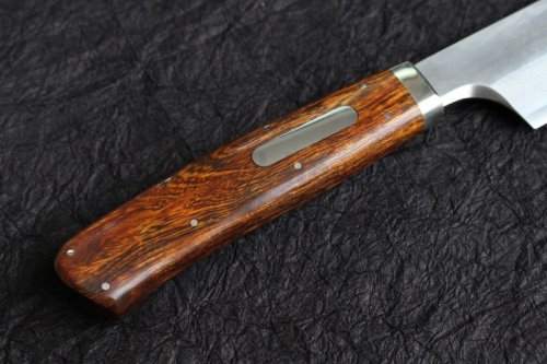 Other Images1: SAKAI TAKAYUKI Limited Edition Sugihara Handle Ginsan Yasuki silver-3 steel Suminagashi Kiritsuke Sashimi 300mm