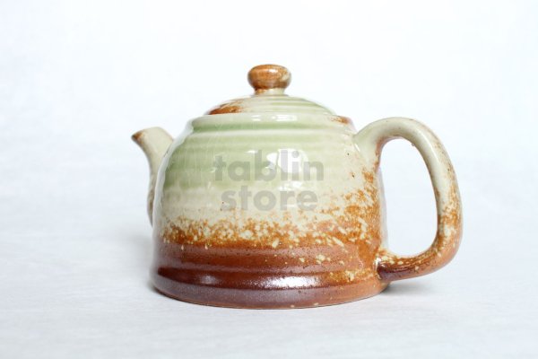 Photo3: Shigaraki pottery stainless tea strainer Japanese tea pot sho zaemon 500ml