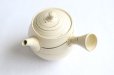 Photo6: Tokoname Japanese tea pot kyusu ceramic strainer Kenji shin nerikomi ren 360ml