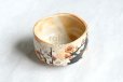 Photo7: Kutani porcelain Japanese Matcha chawan tea bowl plum flower kohaku