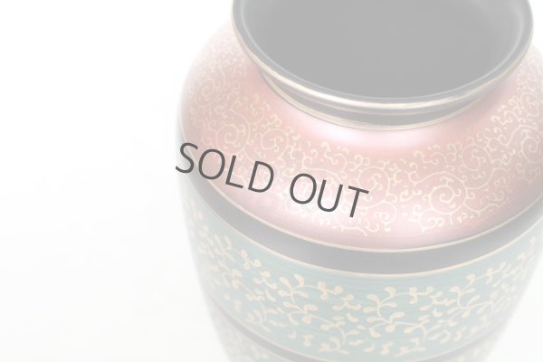 Photo8: Kutani Porcelain Japanese vase hanaire kinkarakusa H 24.5cm