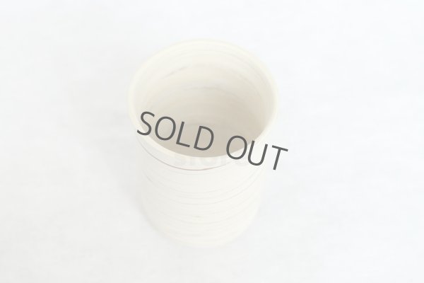 Photo6: Tokoname Japanese tea cups kumi Yunomi Nerikomi Kenji