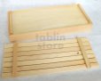 Photo6: Japanese Natural Wooden Sushi Sashimi Serving Plate yc nagara cypress W45cm