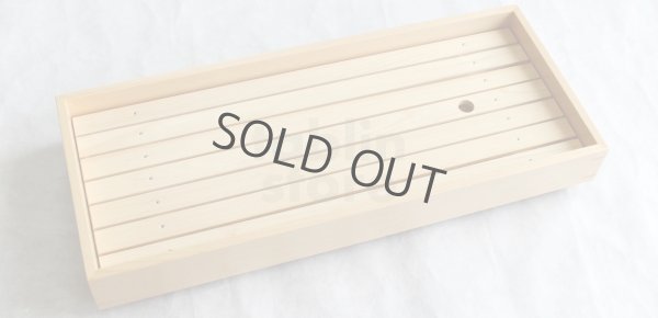 Photo5: Japanese Natural Wooden Sushi Sashimi Serving Plate yc nagara cypress W45cm