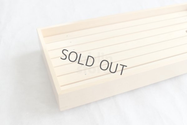 Photo4: Japanese Natural Wooden Sushi Sashimi Serving Plate yc nagara cypress W45cm