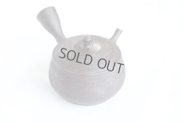 Photo9: Tokoname YT Japanese tea pot kyusu Gyokko pottery tea strainer hidasuki 150ml