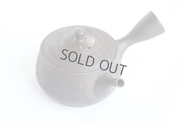Photo8: Tokoname YT Japanese tea pot kyusu Gyokko pottery tea strainer hidasuki 150ml