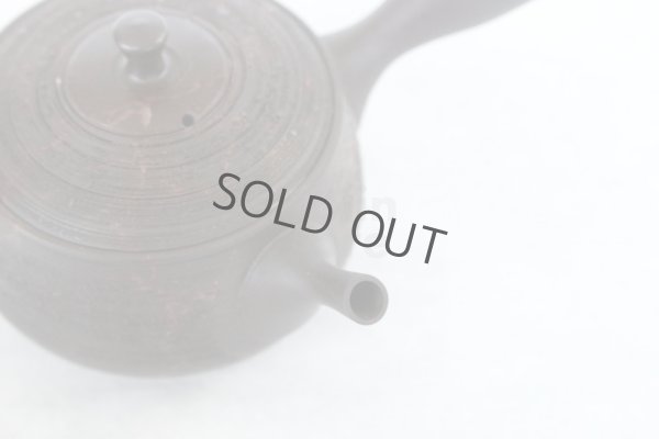 Photo5: Tokoname YT Japanese tea pot kyusu Gyokko pottery tea strainer hidasuki 150ml