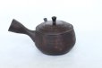 Photo4: Tokoname YT Japanese tea pot kyusu Gyokko pottery tea strainer hidasuki 150ml