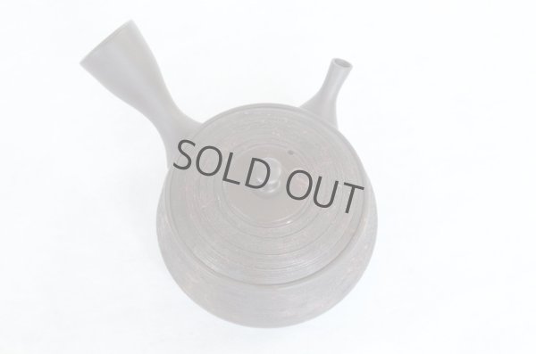 Photo2: Tokoname YT Japanese tea pot kyusu Gyokko pottery tea strainer hidasuki 150ml