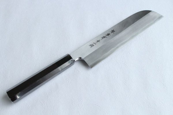 Photo3: SAKAI TAKAYUKI Japanese knife Aonikou Yasuki Blue-2 Steel Ebony wood Usuba kamagata vegetable 