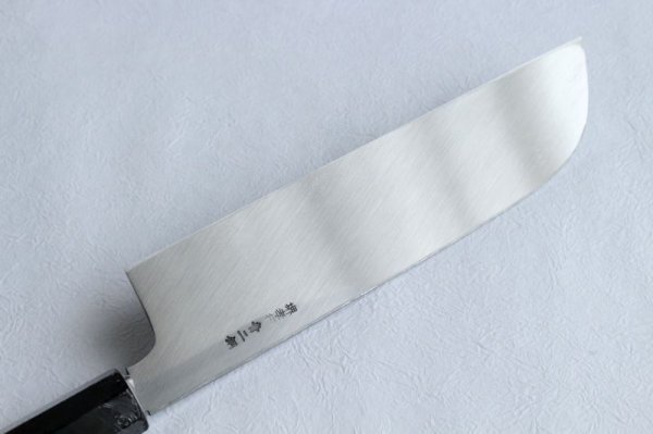 Photo6: SAKAI TAKAYUKI Japanese knife Aonikou Yasuki Blue-2 Steel Ebony wood Usuba kamagata vegetable 