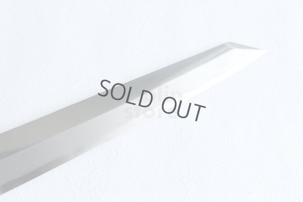 Photo5: SAKAI TAKAYUKI Japanese Sashimi knife Aonikou Hienn Kengata Kiritsuke Yanagiba Mirror Finish any size