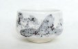 Photo3: Mino ware pottery Japanese tea ceremony bowl Matcha chawan sansui white shino