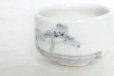 Photo2: Mino ware pottery Japanese tea ceremony bowl Matcha chawan sansui white shino (2)