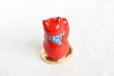 Photo7: Japanese Lucky Cat Kutani Porcelain Maneki Neko red  kobannori H 10cm