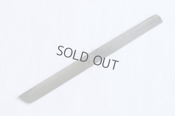 Photo9: Kiridashi shiragaki kogatana wood grain Takao Shibano Japanese Knife yasuki blue-2 steel 12mm