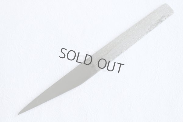 Photo5: Kiridashi kuri kogatana wood grain Takao Shibano Japanese woodworking Knife blue-2 70mm