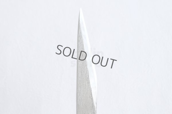 Photo4: Kiridashi kuri kogatana wood grain Takao Shibano Japanese woodworking Knife blue-2 70mm