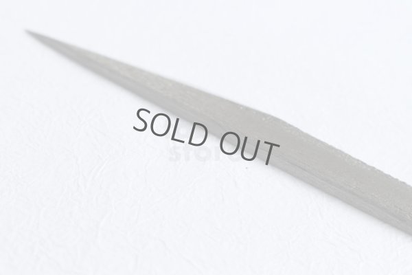 Photo3: Kiridashi kuri kogatana wood grain Takao Shibano Japanese woodworking Knife blue-2 70mm