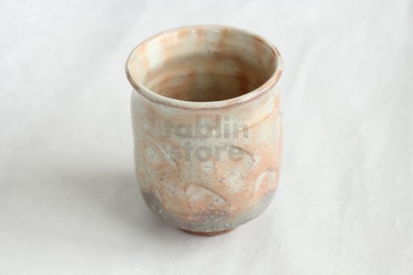 Photo9: Hagi yaki ware Japanese tea cup pottery gohonte mon Kohei Tanaka