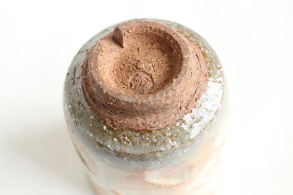 Photo7: Hagi yaki ware Japanese tea cup pottery gohonte mon Kohei Tanaka