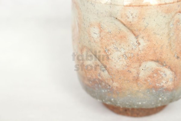 Photo3: Hagi yaki ware Japanese tea cup pottery gohonte mon Kohei Tanaka