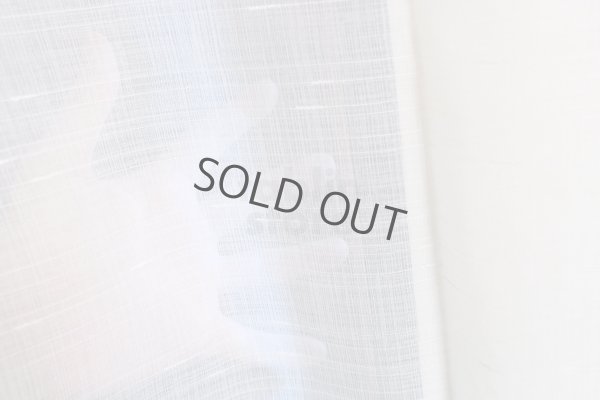 Photo7: Kyoto Noren MS Japanese door curtain Tsurukusa and Goldfishes green 84 x 148cm