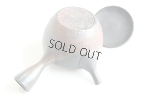 Photo6: Tokoname Japanese tea pot kyusu Gyokko pottery tea strainer komaru yohen 280ml