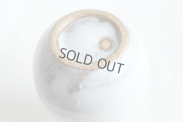 Photo8: Hagi ware Senryuzan climbing kiln Japanese vase yohen single flower H12cm