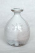 Photo1: Hagi ware Senryuzan climbing kiln Japanese vase yohen single flower H12cm (1)