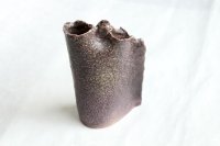 Shigaraki pottery Japanese small vase shiun H 150mm
