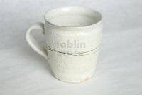 Shigaraki ware Japanese pottery tea mug coffee cup kobiki line hai 300ml