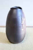 Photo9: Shigaraki Japanese pottery Vase tsuchi kinkaso H 28cm