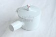 Photo2: Arita imari sd Porcelain Japanese tea pot kyusu white hakuji rabbit 330ml (2)