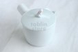 Photo4: Arita imari sd Porcelain Japanese tea pot kyusu white hakuji rabbit 330ml