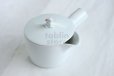 Photo1: Arita imari sd Porcelain Japanese tea pot kyusu white hakuji rabbit 330ml (1)